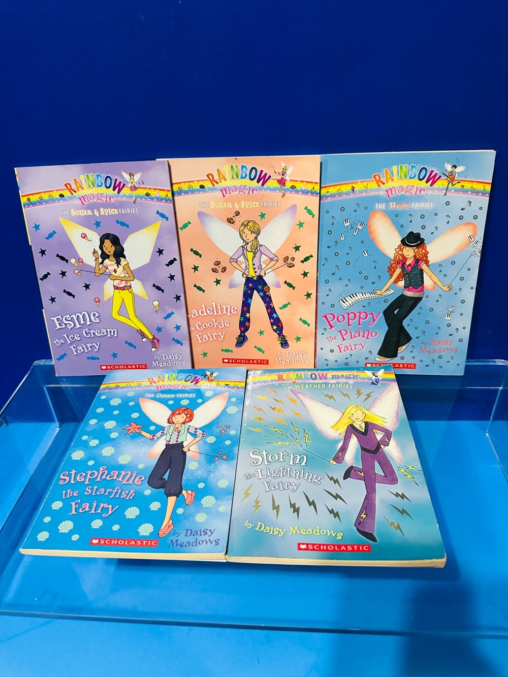 Scholastic Rainbow Magic Fairy Book Set of 5 Paperbacks